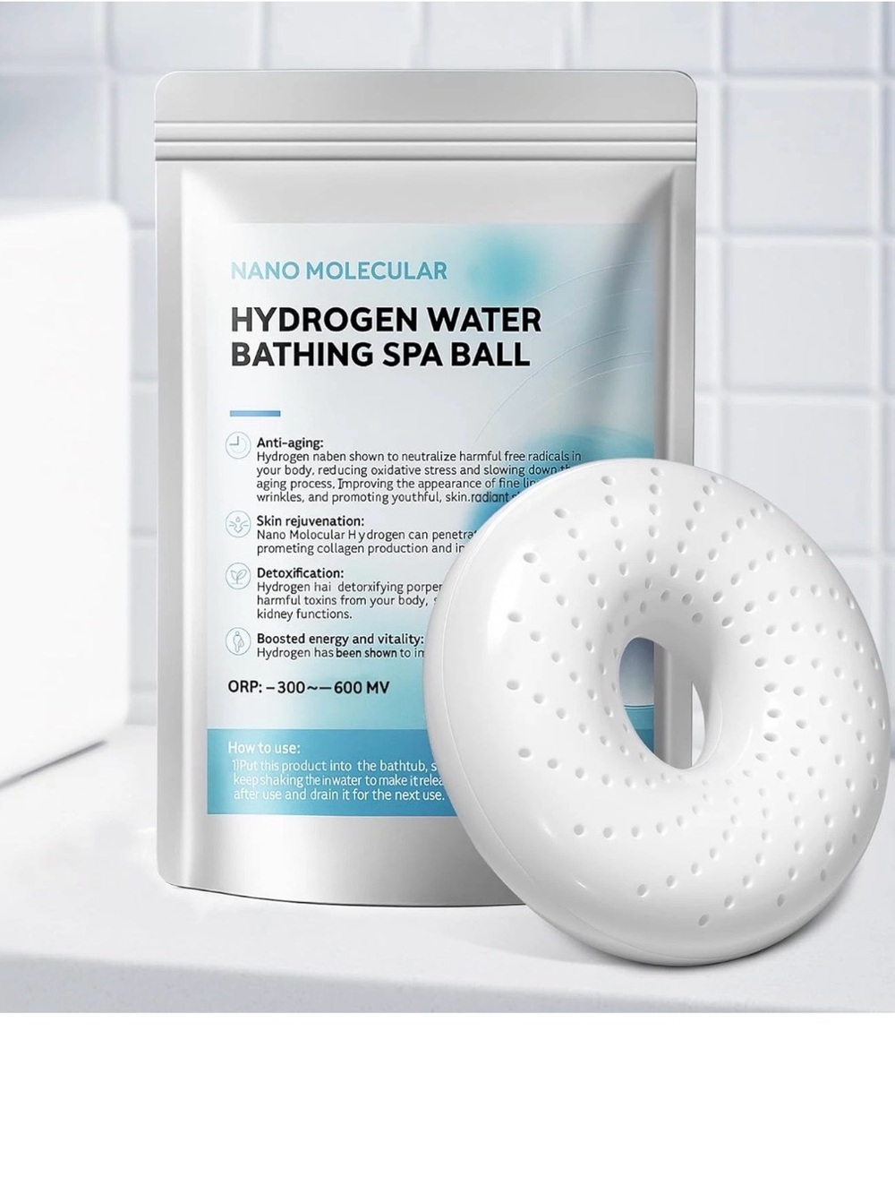 Hydrogen Water bathing spa ball